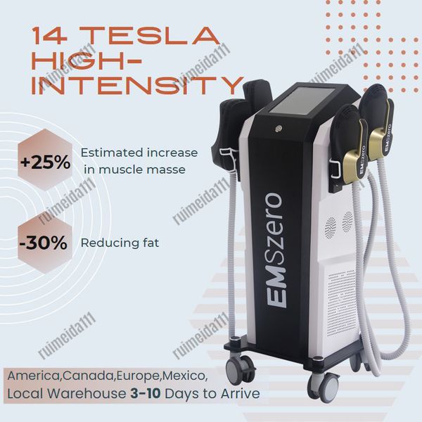 

14 tesla dlsemslim neo hi-emt muscle stimulate slimming machine emszero reducing fat body sculpt salon product 2023