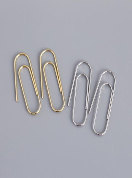 

100 real 925 sterling silver plain paper clipon screw back ear cuff for women simple pin clasp earrings without piercing yme6745532406