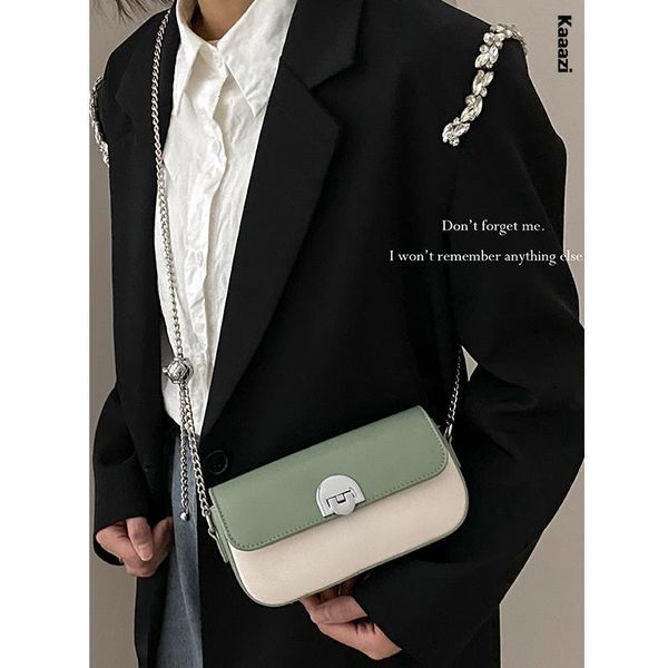 

evening bags summer chain fashion casual women's shoulder bag 2023 versatile crossbody luxury designer leather handbag 230721