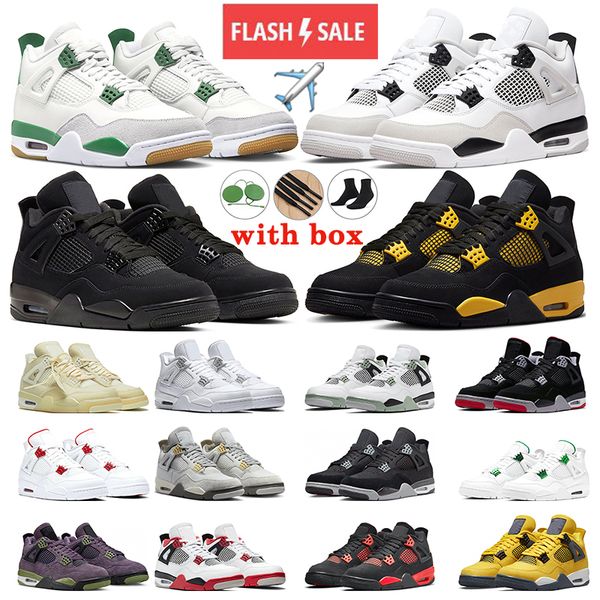 

jumpman 4s men basketball shoes 4 black cat white oreo sail seafoam metallic pack black canvas women mens trainers sports sneakers