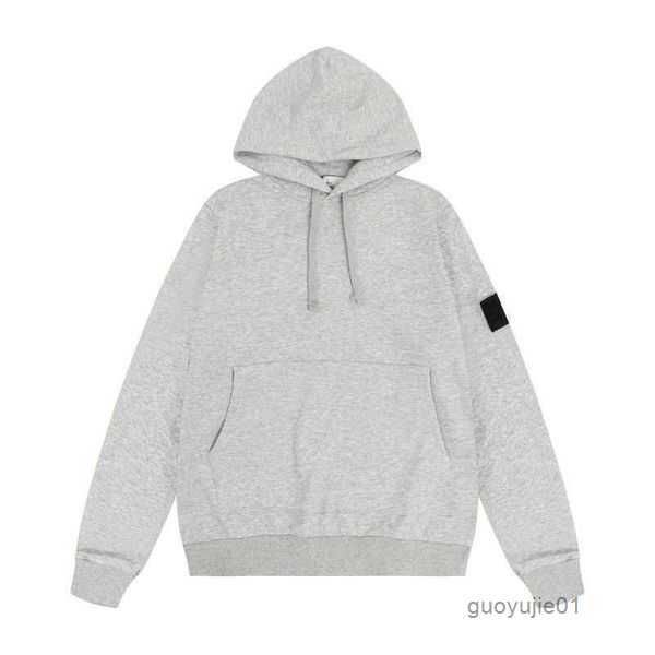 

men's hoodies euro-american designer cp stone sweatshirts pure simple personality men women trend sanitary cloth jaet hat island glass, Black
