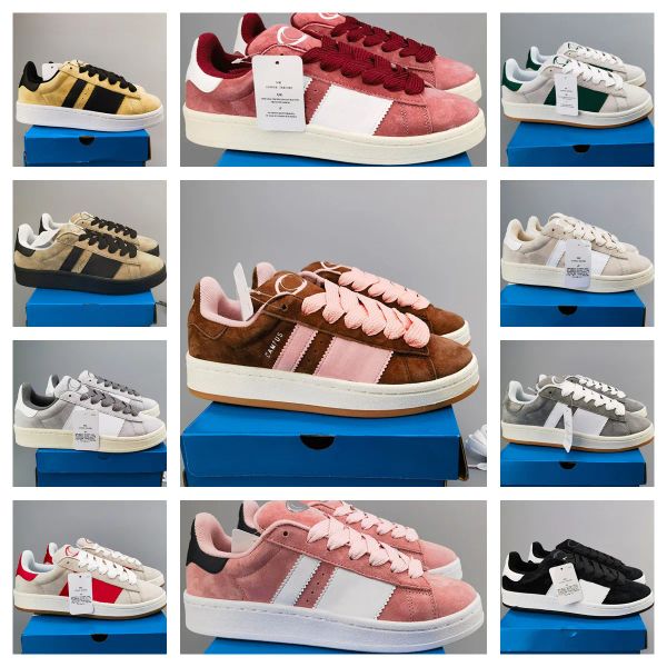 

womens campus running mens 00s skate shoes casual shoes anti slip running shoes designer retro white black red pink grey men women sports lo
