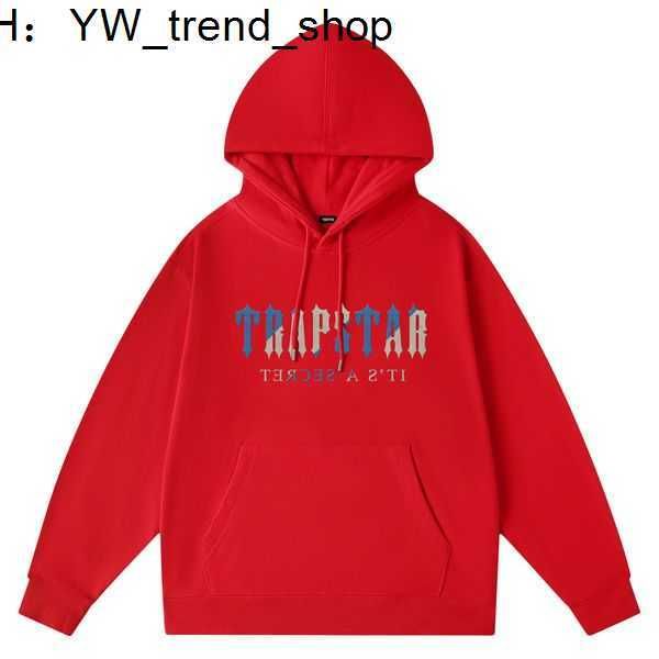 

trapstar oversized hoodie mens tracksuit designer shirts print letter luxury black and white grey rainbow color summer sports fashion cotton