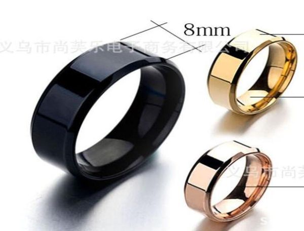 

stainless steel punk rings for men hallows day ring gold blue black christmas birthday gifts 6 colors 2067064500, Silver