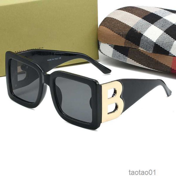 

designer sunglasses letter b large frame square women's big face shows thin glasses net celebrity street p concave style shoothpov, White;black