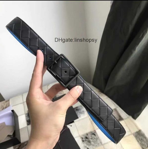 

men belts for mens and women braided cowhide designer classic leisure business all-match men's leather needle buckle belt gold buckle b, Silver