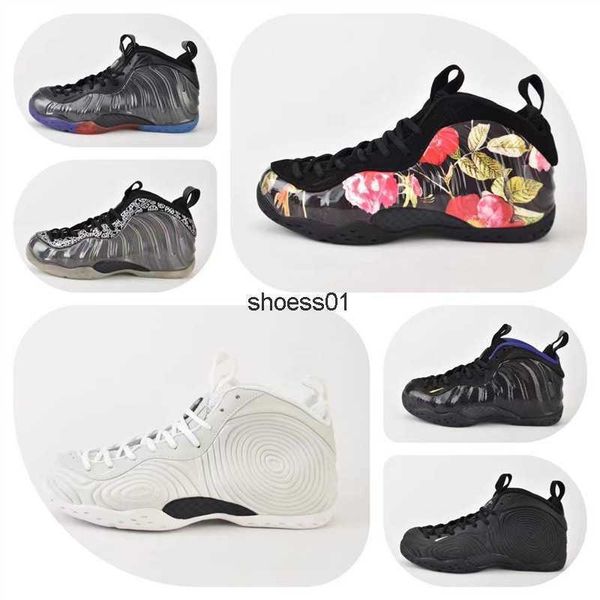 

pure original company level spray foam foam posite basketball shoes milk tea marble spray women's shoes halloween silver black samurai