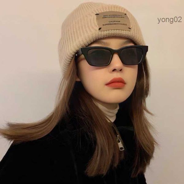 

fashion gentle monster cool sunglasses gm designer new jennie's matching for women small face men frame trendy cat's eye glasses, White;black