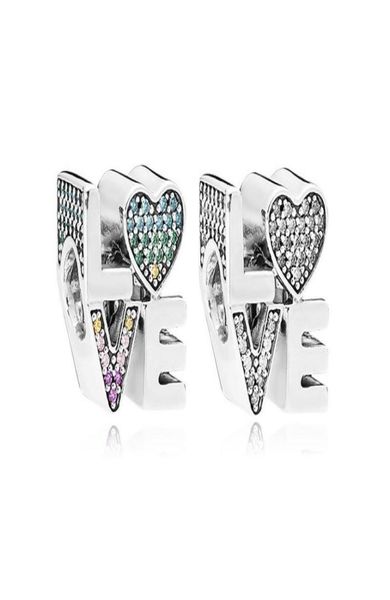

20pcs silver charm bead crystal love charms european beads fit 925 sterling silver bracelet charms jewelry diy making women4825574, Black