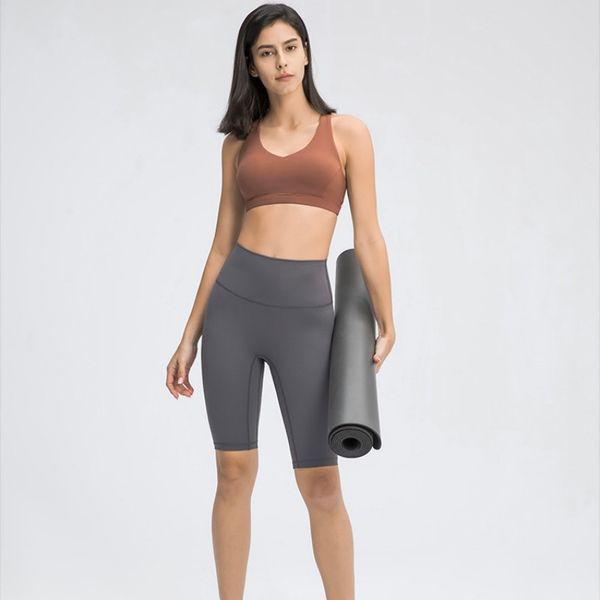 

lulussolid color women yoga pants high waist sports gym wear leggings elastic fitness lady overall full tights workout fitness shorts