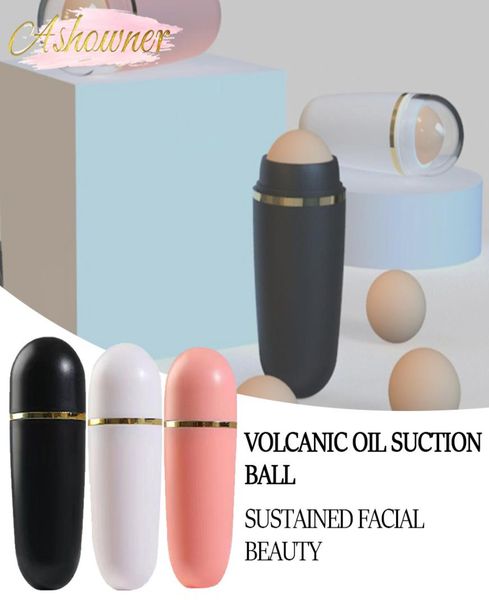 

face oil absorbing roller natural volcanic stone massage body stick makeup face skin care tool facial pores cleaning rollers 3056896389