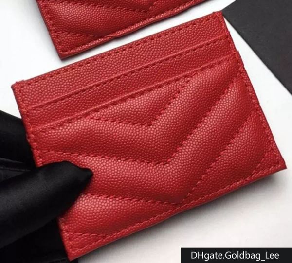 

luxury designer card holder wallet short case purse quality pouch quilted genuine leather y womens men purses mens key ring credit coin clut, Brown;gray