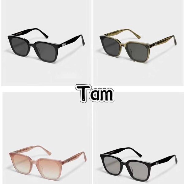 

2023 new tam gm sunglasses men's and women's slim face uv protection glasses versatile advanced sunscreen, White;black