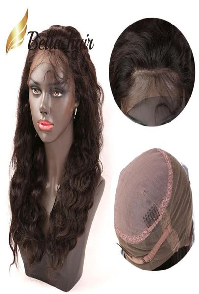 

preplucked brazilian body wave 360 lace wigs virgin human hair with baby hair bellahair julienchina 130 150 180 density2119437, Black