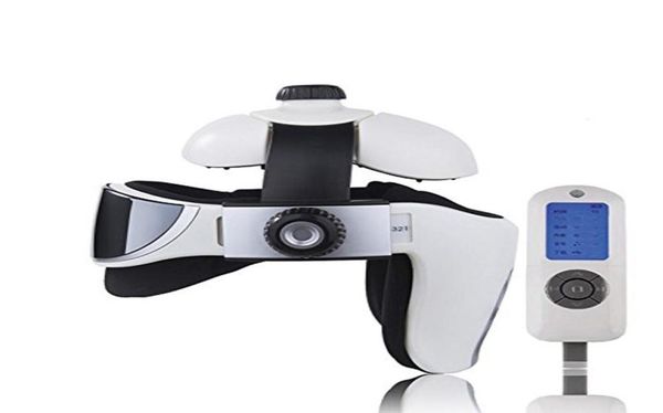 

new electric head massager brain massage adjustable size instrument helmet with music head massage life relaxation health care8853611