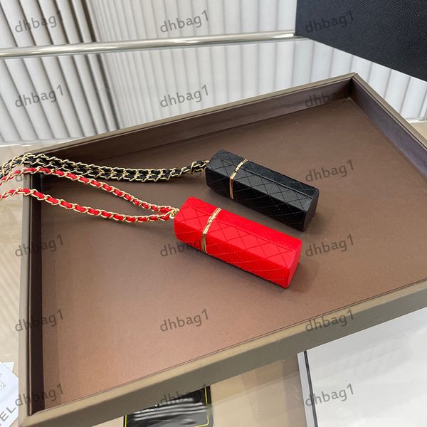 

womens makeup bag mouth red envelope delicate necklace small pendant dress bags clamshell diamond gold hardware metal buckle designer hand c