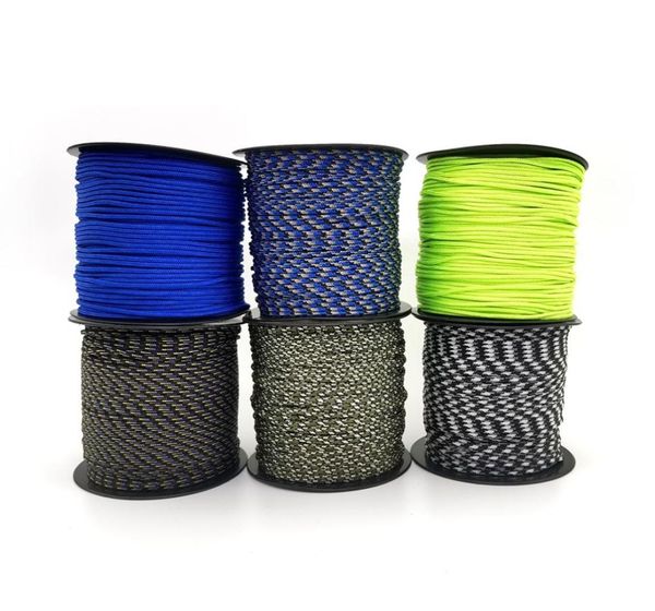 

climbing ropes 2mm one stand cores 100meters paracord for survival parachute cord lanyard rope camping climbing camping rope hikin3082008
