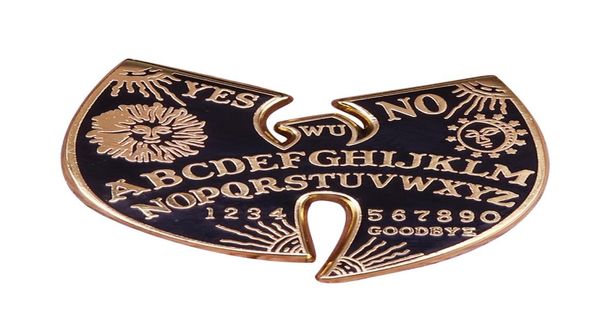 

wutang clan ouija board pin hip hop fans unique mystical mashup collection6661981, Gray