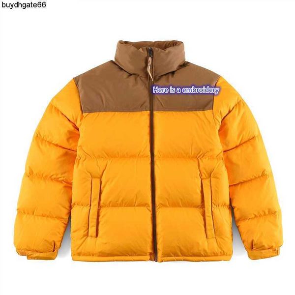 

40np men's down parkas men's jacket face 1996 winter warm down jacket for men and women in the wind-proof casual fashion trench co, Black