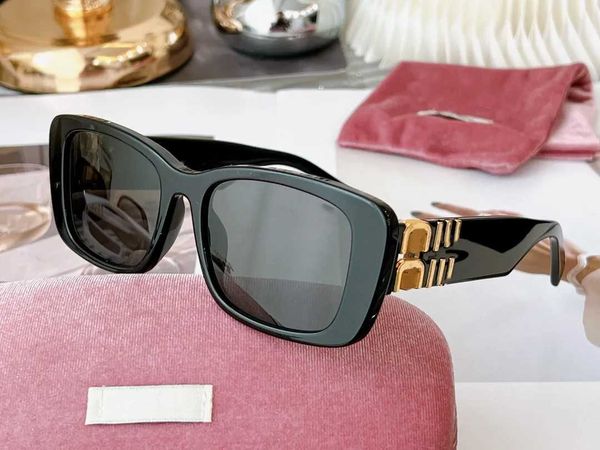 

luxury glasses miu sunglasses woman high end designer leg big mu word mother multicolor mu07ys 4 color optional size54 19 140 brand, White;black