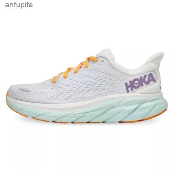 

hoka running shoes designer men women hokas clifton 8 9 sports sneakers 36-45, Black