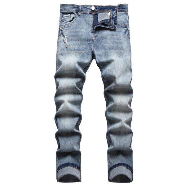 

mens jeans stretch skinny for men 703 230721, Blue