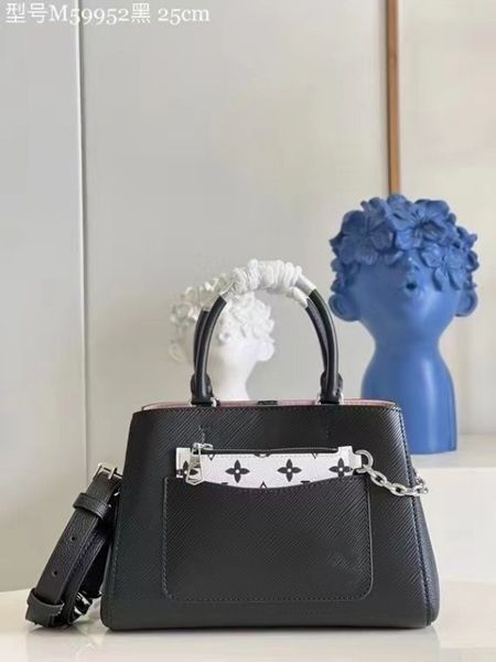 

m59952 new women's luxury shoulder bag water wave pattern cowhide handbag