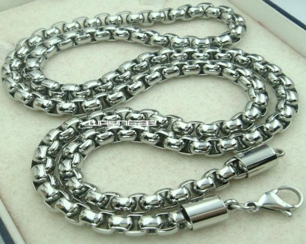 

61cm charming men silver tone 316l stainless steel necklace fashion jewelry n2613204930