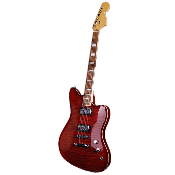 

select carved maple jazzmaster cayenne burst electric guitar