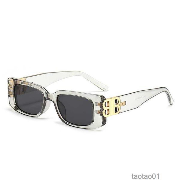 

2023 type b sunglasses small box bb glasses personality women 52510xyn, White;black