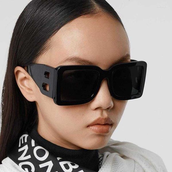 

sunglasses classic black women's ladies trendy designer square sun glasses retro b-decorative shades eyewear uv400, White;black