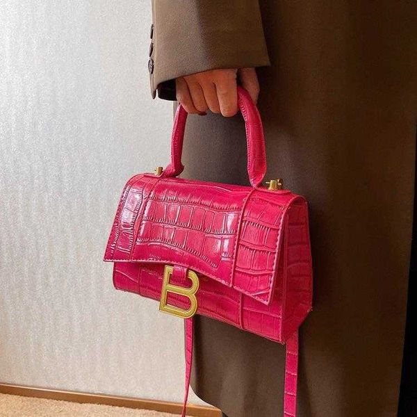 

handbag designer 2023 new trendy style women's bright leather personalized one shoulder crossbody crocodile small bag handbags