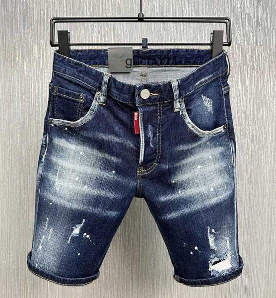 

motion d2 dsq dsquare 2 distressed men's jeans goyar trousers shorts beach trunks rhude short designers ripped trousers bikers man luxu, Blue