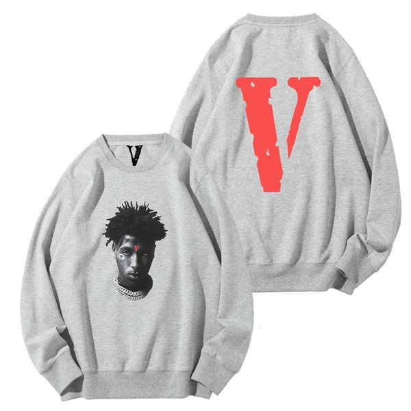 

vlone 23ss designer sweatshirts clothes men hoodies pullovers women hoodie hip hop young thug spider hoodie s-3xl vlone hoodie men's cl, Black