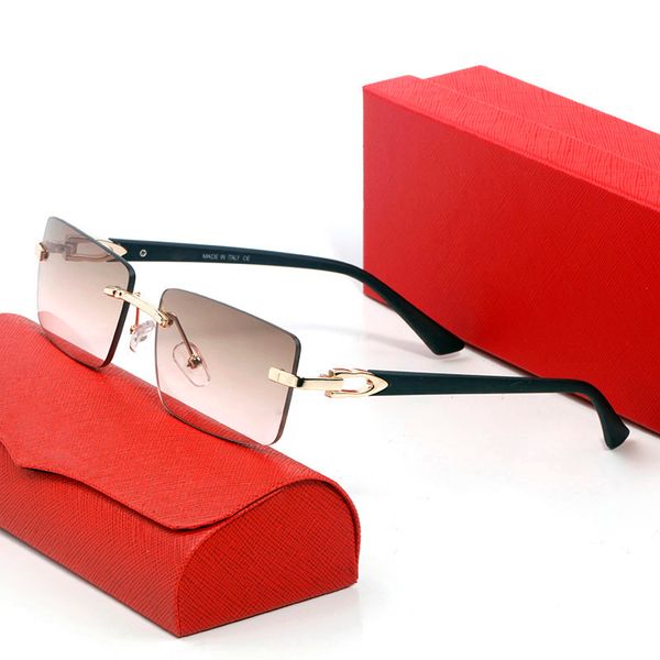 

buff sunglasses for men fashion mens designer rimless black wood carti sun glasses for man uv400 gold metal driving sport eyewear evidence e, White;black