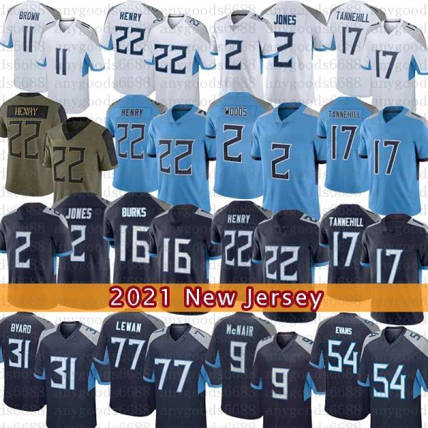 

derrick henry malik willis football jersey robert woods jeffery simmons ryan tannehill hassan haskins kevin byard kristian fulton molden tit, Black;red