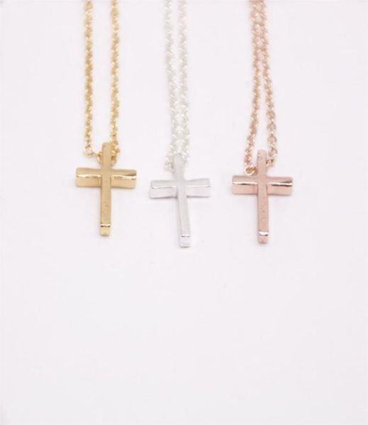 

little cross pendant copper necklaces for girls whole gold plated necklace6447768, Silver