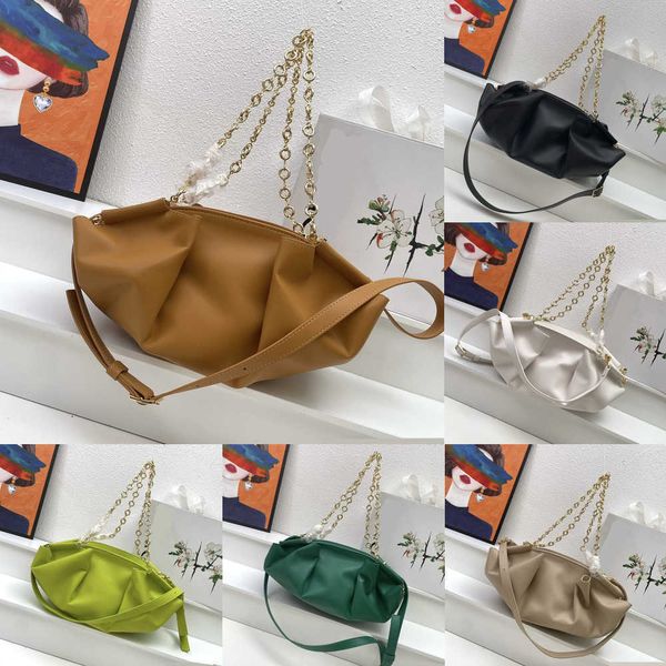 

cowhide designer bags women cow horn handbags high capacity chain shoulder purse crossbody designer bags female dumpling purses 230715