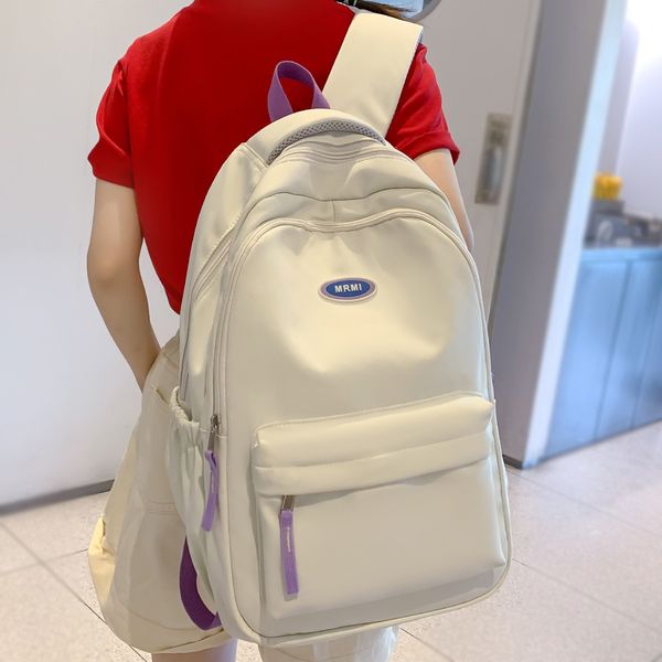 

school bags high capacity girl trendy cute college backpack fashion female travel women kawaii nylon laplady bookbag cool student 230721