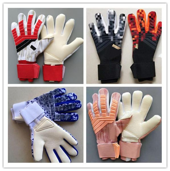 

professional goalkeeper gloves brand goalie football equipment soccer boots jersey luvas whole drop supplier3131050, Black