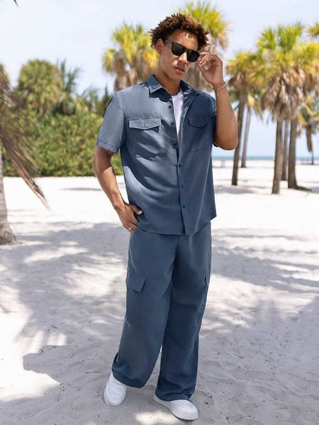 

men's clothing hypemode men detail shirt pants, White;black