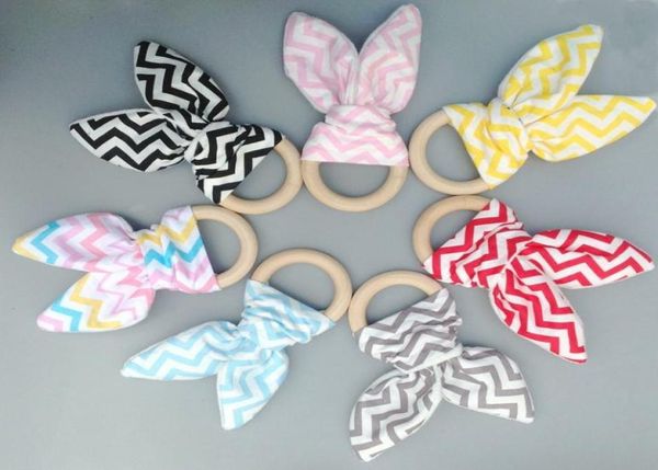 

10pcs baby teethers natural wooden circle fabric training sensory ring boy aid handmade sensory newborns toys ye0029856340