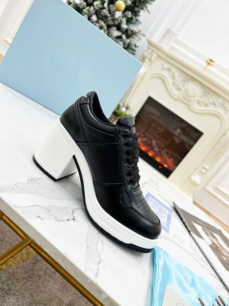 

2023 designer casual shoes classic men women calfskin shoes vintage suede sneakers reflective trainer platform 0722, Black