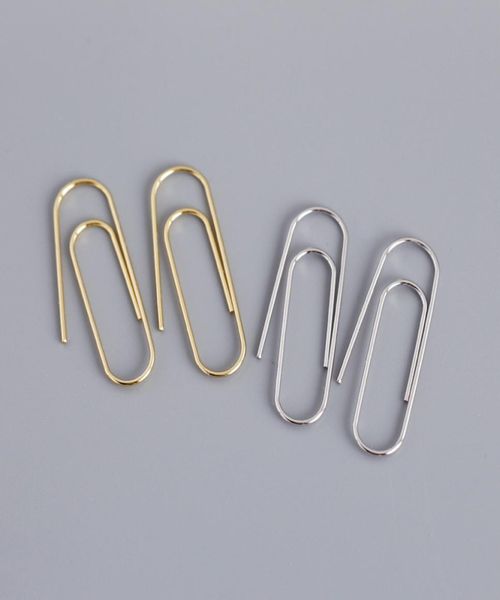 

100 real 925 sterling silver plain paper clipon screw back ear cuff for women simple pin clasp earrings without piercing yme6748094427