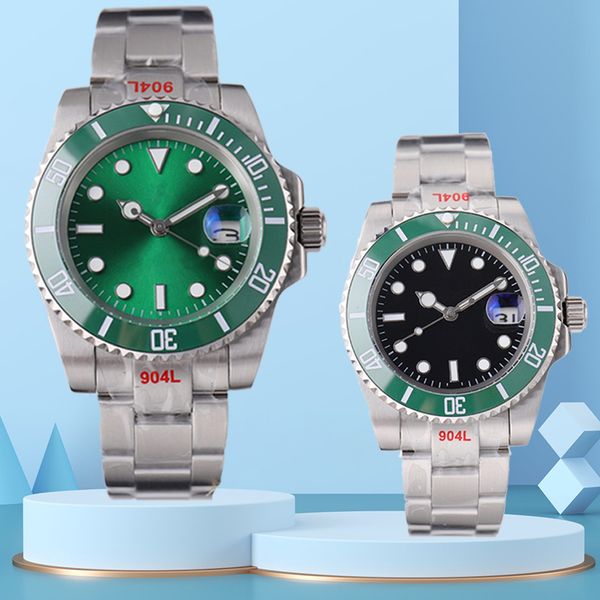 

man watch luxurious watchs hulks submariners 40mm mens designer watches ceramic bezel automatic 2813 movement sapphire glass 904l stainless, Slivery;brown