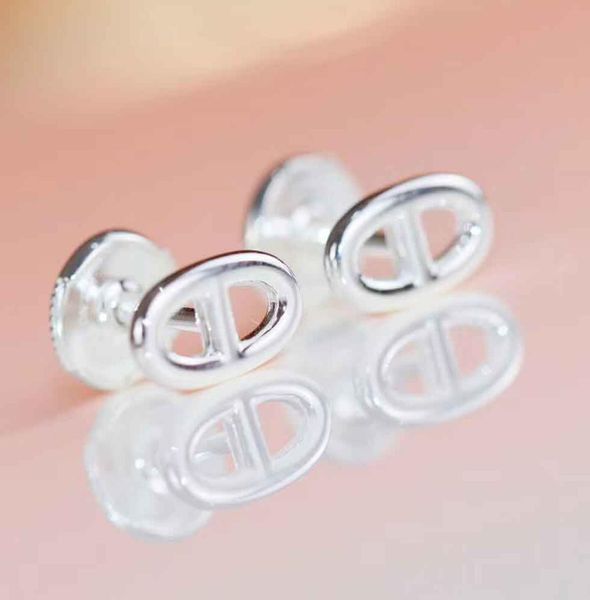 

luxurious quality s925 pure silver hollow shape stud earring for women and girl friend jewelry gift ps86542328854, Golden