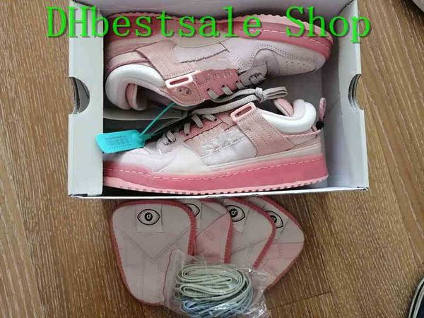 

bad bunny forum buckle low shoes the first cafe skates trainers for men womens sneakers ei ojo easter egg running sports pink by dhale, Black
