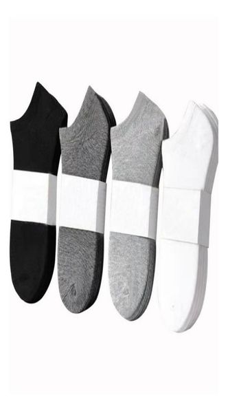 

solid color men cotton socks breathable casual sport ankle sock gift for love friend whole 4 colors9707830, Black