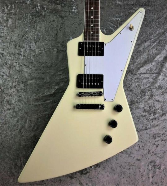 

collection 70s explorer classic white electric guitar01234735341