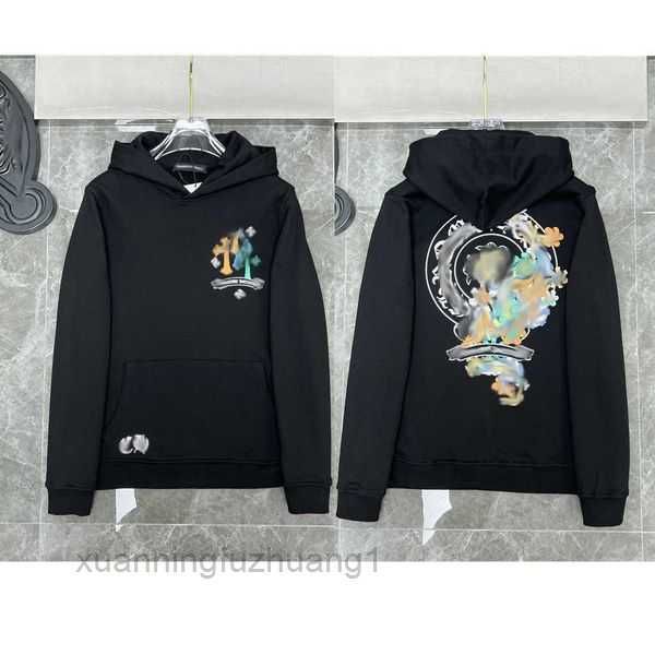 

luxury jackets fashion chrome sweatshirts heart classic hoodies zipper hooded sweater designer sanskritvkc4 uhvf, Black